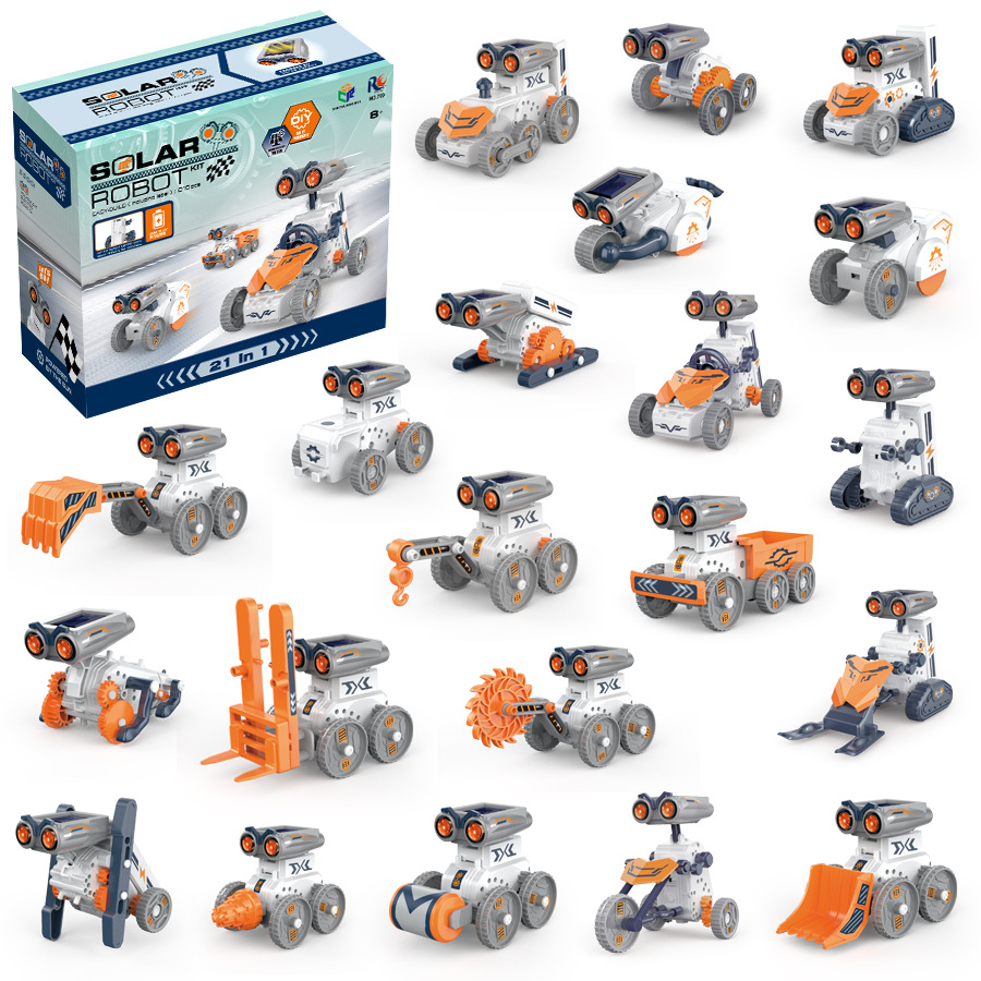 Stem Solar Robot Kit For Kids - Zestaw Robotów Solarnych STEM 21 w