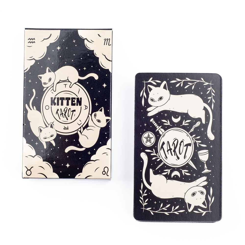 Kotek talia tarota 78 sztuk śl – Tarot Cards Deck With Guidebook recenzja i cena