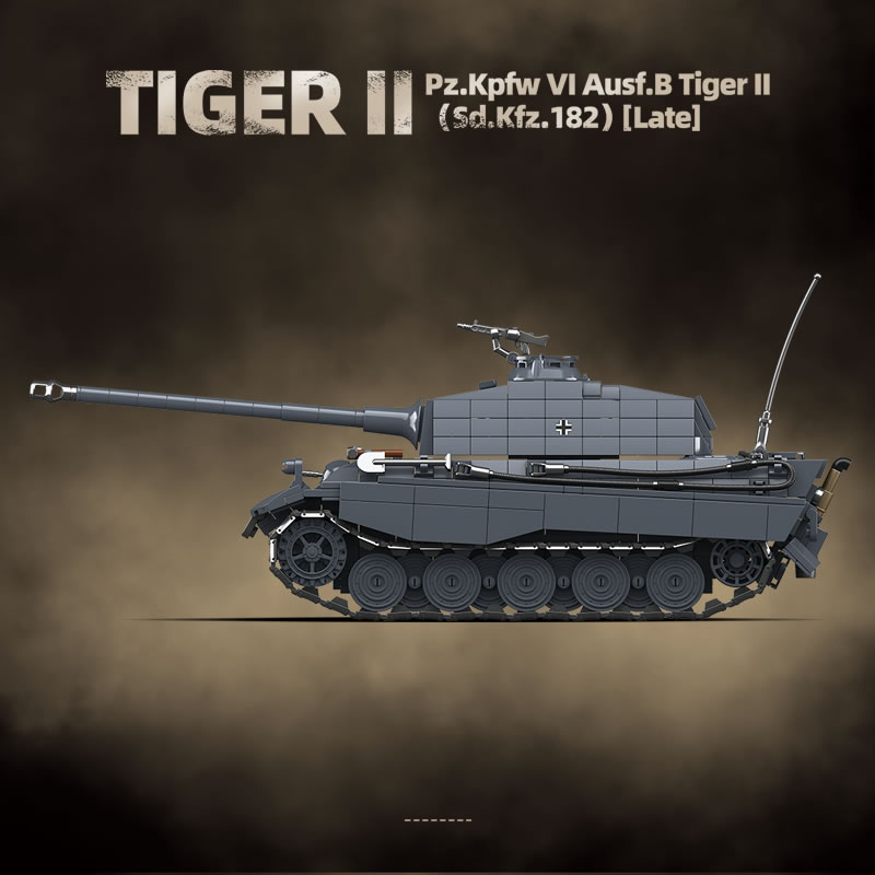 WW2 Military The King Tiger He – Lego Compatible Military Tank recenzja i cena