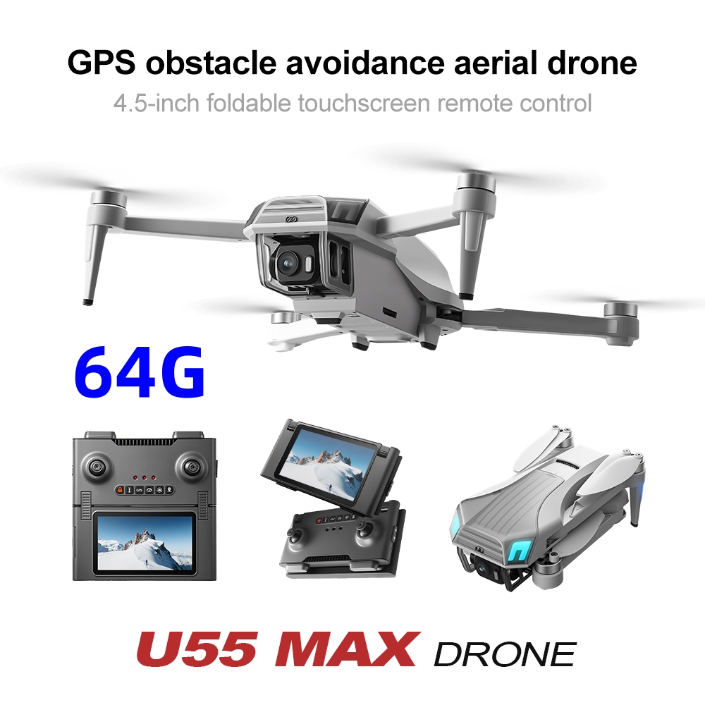 NCZOBOE U55 Profesjonalny Dron – Fpv Brushless Rc Drone 4K recenzja i cena