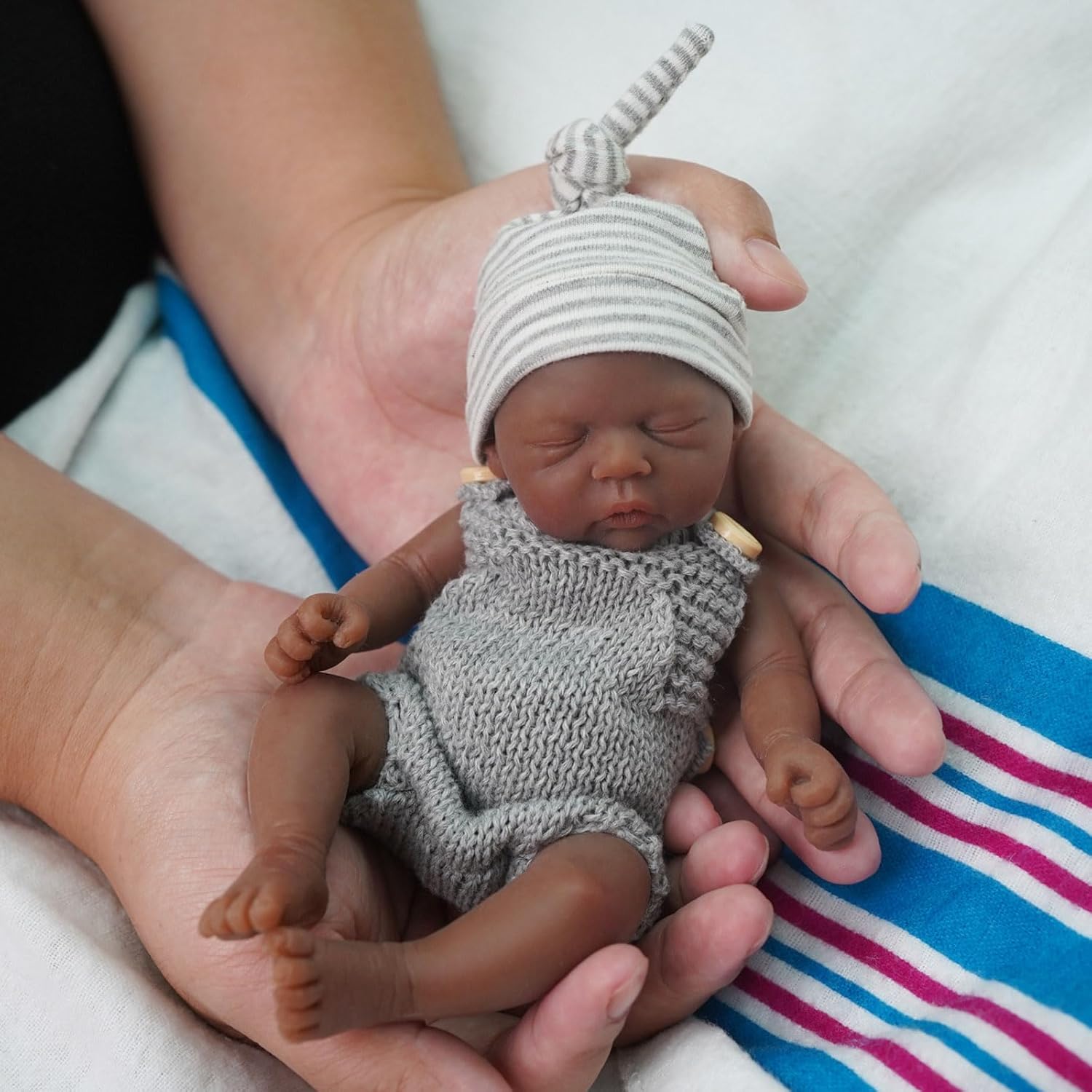 Reborn Baby Dolls 7 Inch Full  – Reborn Baby Doll Silicone Realistic recenzja i cena