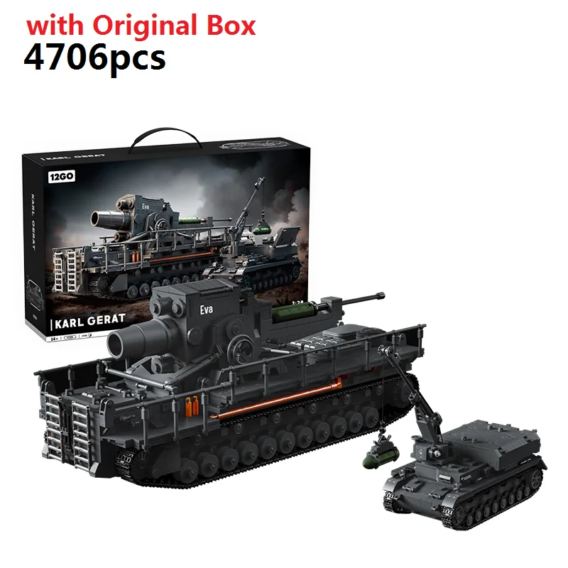 12GO 97026 4706 elementów Wojs – Lego Compatible Military Tank recenzja i cena