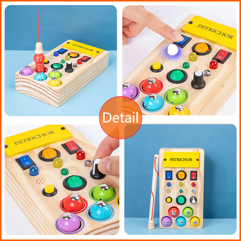 Montessori ruchliwa deska zaba – Montessori Wooden Busy Board Toddler recenzja i cena