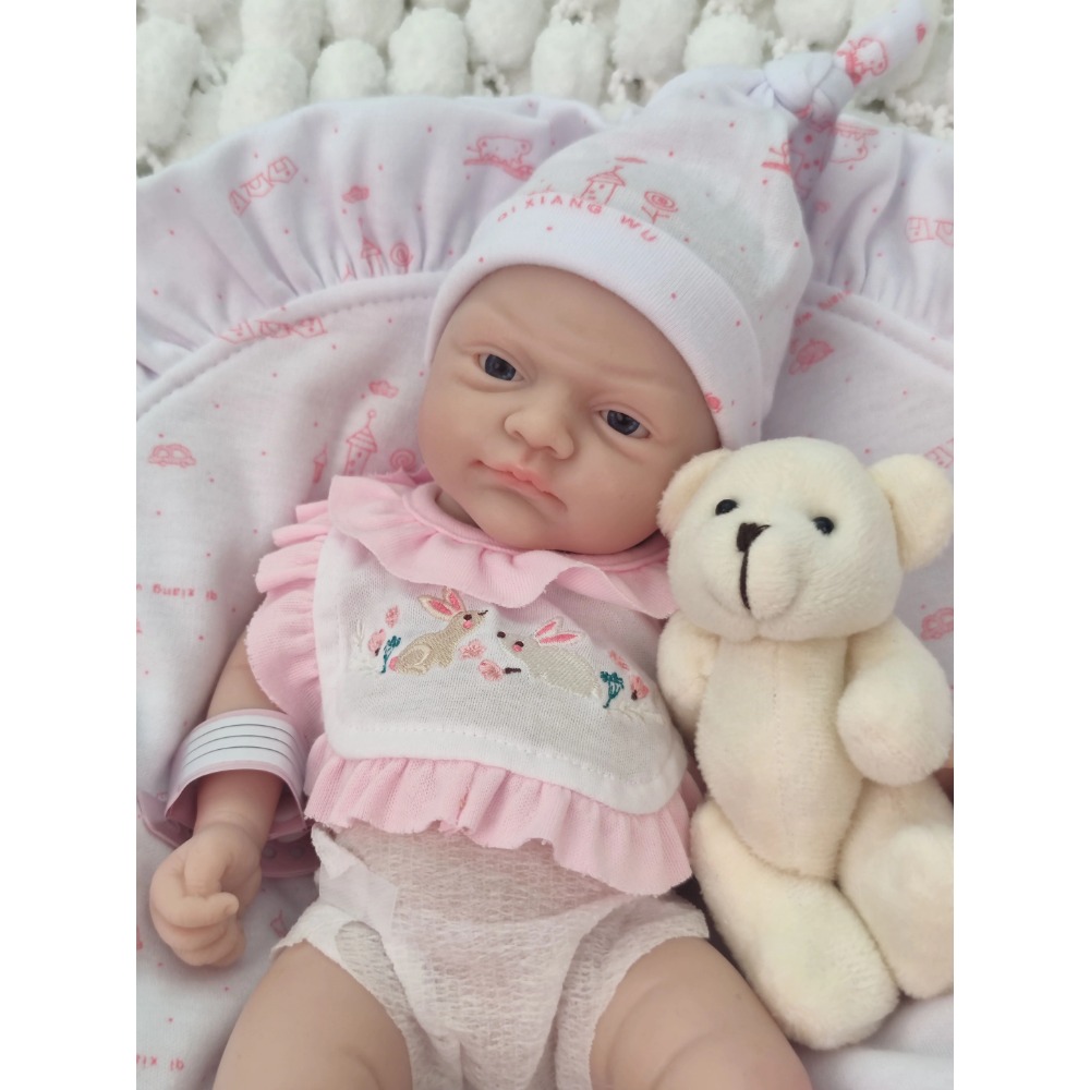 12-calowa, miękka, silikonowa  – Reborn Baby Doll Silicone Realistic recenzja i cena
