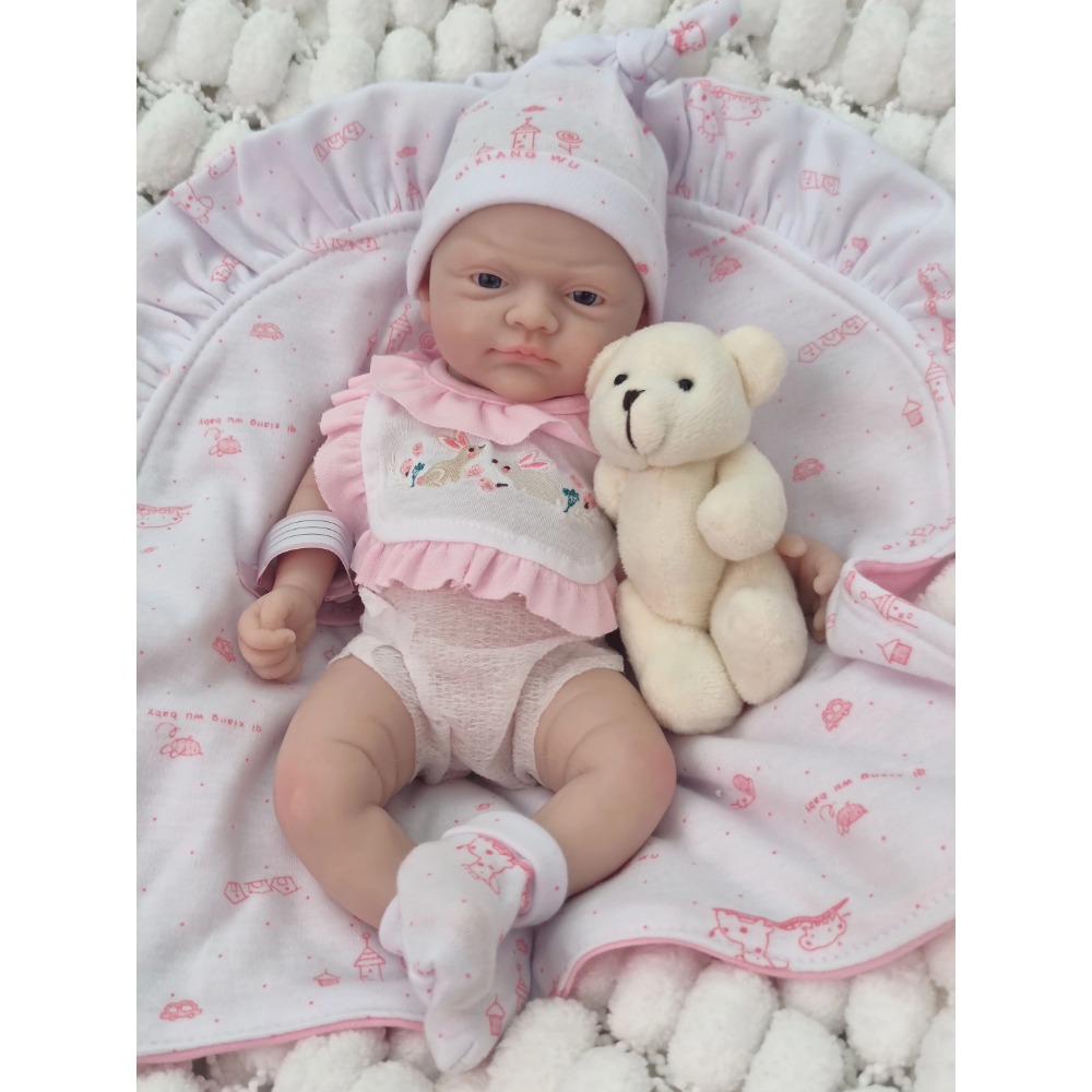 12-calowa, miękka, silikonowa  – Reborn Baby Doll Silicone Realistic recenzja i cena
