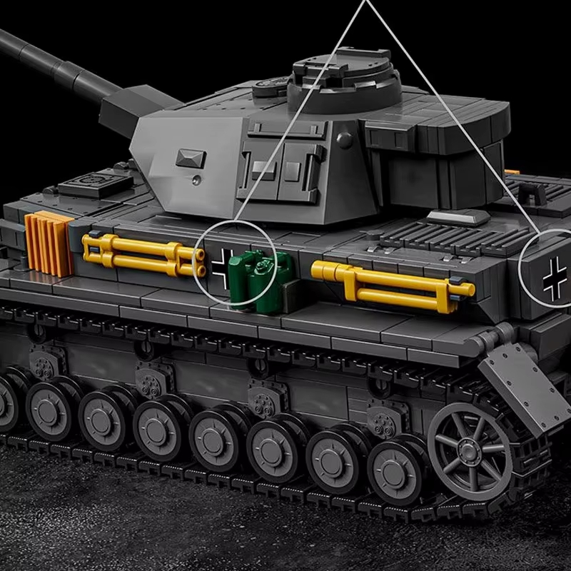 1419 elementów, skala 1:28, ni – Lego Compatible Military Tank recenzja i cena