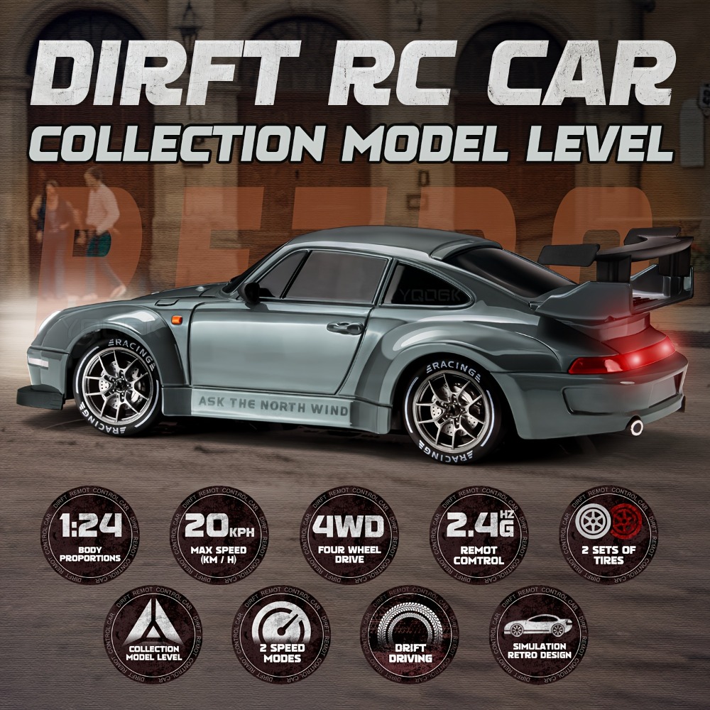 Samochód RC z pilotem 2.4G do  – Rc Drift Car 1 24 Scale 4Wd recenzja i cena