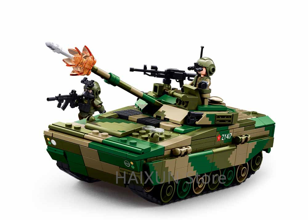 Klocki konstrukcyjne Sluban Bu – Lego Compatible Military Tank recenzja i cena