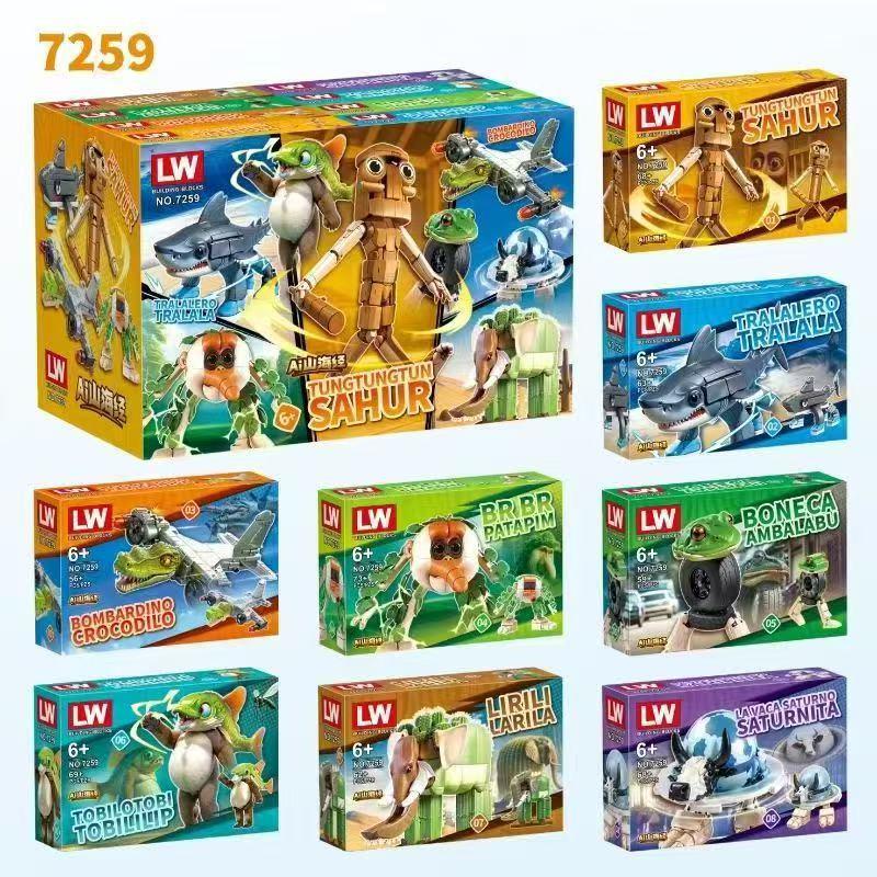 Anime Włoski Brainrot Tralaler – Anime Action Figure Blind Box recenzja i cena