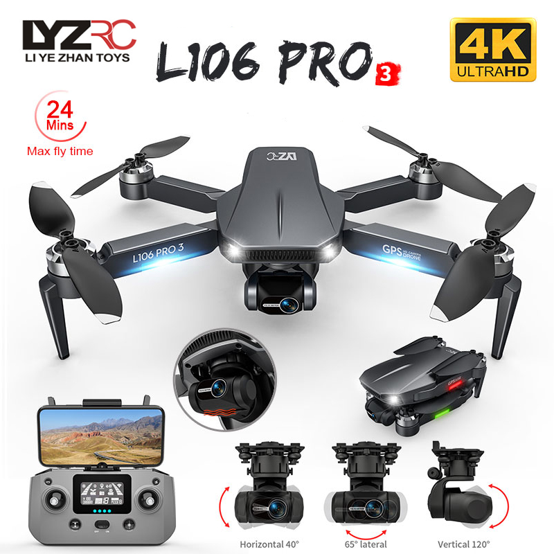 L106 Pro 3 Drone 5G WIFI FPV S – Fpv Brushless Rc Drone 4K recenzja i cena