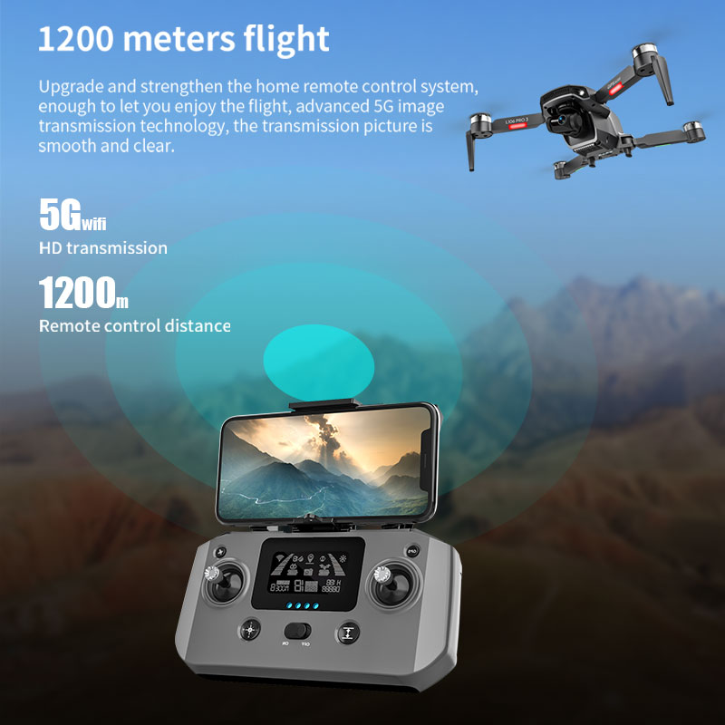 L106 Pro 3 Drone 5G WIFI FPV S – Fpv Brushless Rc Drone 4K recenzja i cena