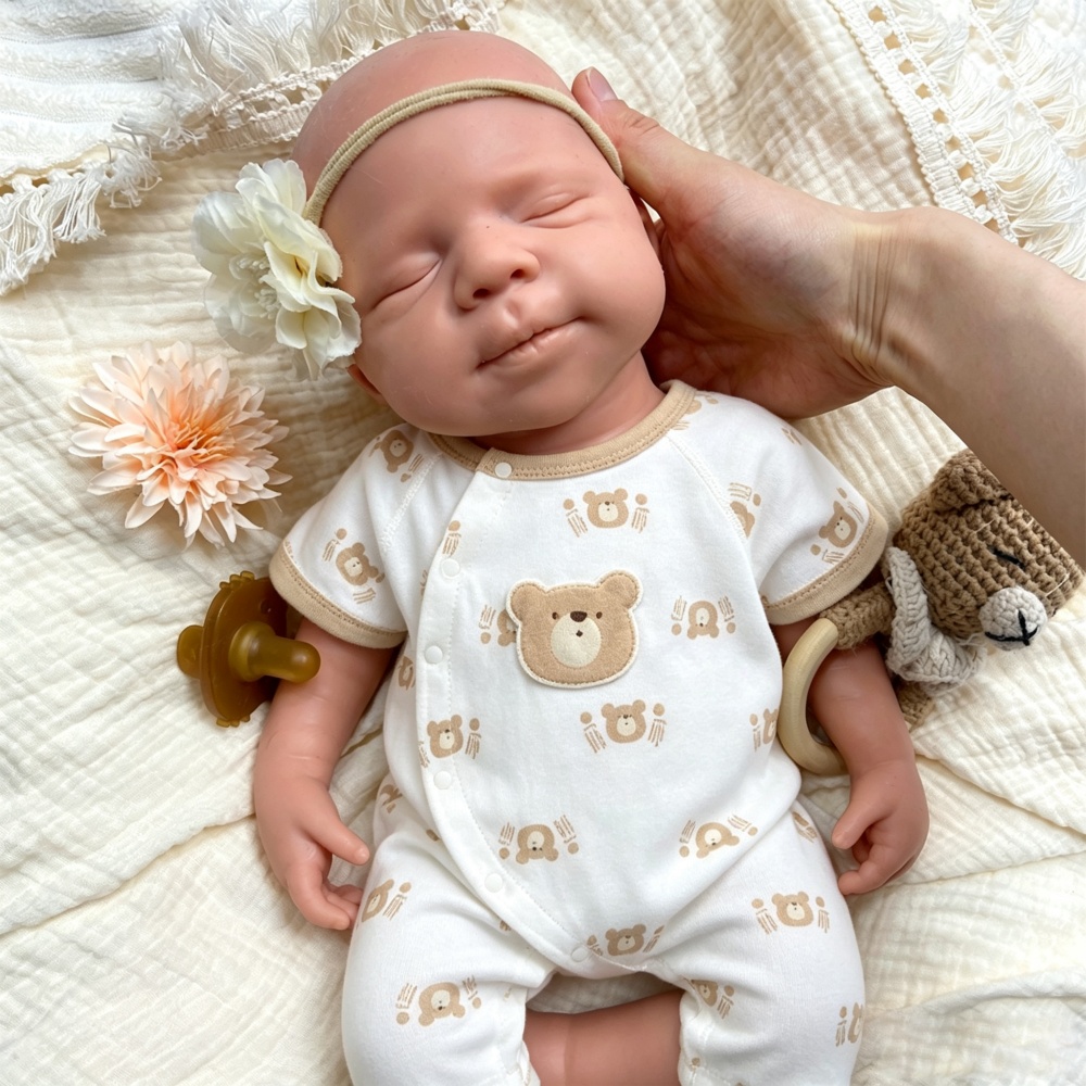 20-calowa Nielakierowana Lalka – Reborn Baby Doll Silicone Realistic recenzja i cena